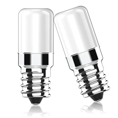 Immagine di RuLEDne Lampada Frigo LED, Luci LED E14, 2 W Sostituzione per Lampade alogene 15 20 25 o Incandescenti, Bianco caldo 2700 K, 170 lm, Angolo Fascio 360, AC 230 V non dimmerabile