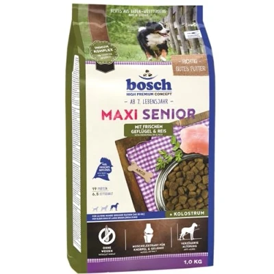 Immagine di bosch HPC Maxi Senior con pollame fresco e riso Cibo secco per cani anziani di razza grande (da 25 kg) 1 x 2500 g