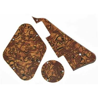 Immagine di KAISH Tiger Stripe LP Pickguard &amp; piastra posteriore interruttore cavità copre per Gibson Les Paul