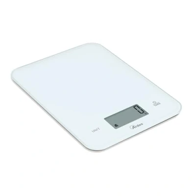 Immagine di Ardes AR1PA2V H2O Bilancia da Cucina Digitale in Vetro IP65 Pesa Elettronica per Alimenti, Grammi e Once (Limite di 10 kg, 22 Libbre), Funzione Tare, Spegnimento Automatico, Professionale