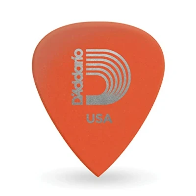 Immagine di Planet Waves 6DOR2 25 Set di plettri Duralin, Light, 0,6 mm, pezzi, Colore arancione