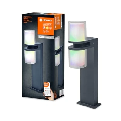 Immagine di LEDVANCE 4058075564329 SMART+ UP DOWN FLARE MULTICOLOR Lampada LED per giardino ERP: F (A G) 14 W Grigio scuro