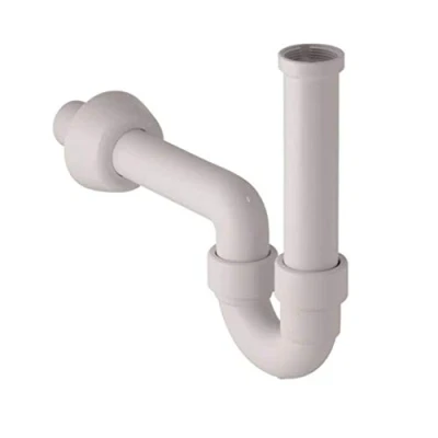 Immagine di GEBERIT serie 151.100.11.1 Sifone per lavabo in PP bianco orientabile 11/4&quot;x40 mm