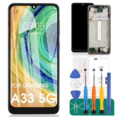 Immagine di INCELL Schermo di ricambio per Samsung Galaxy A33 5G LCD Display SM A336E A336B Digitizer Touch Screen Assembly Kit riparazione con telaio (senza impronte
