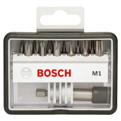 Immagine di Bosch Accessories Robust Line 2607002563 Kit inserti 13 parti Croce Phillips, Pozidriv, Esalobo Interno (TX)