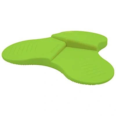 Immagine di WAGNER Fermaporta 3STOP VERDE LIME Diametro Ø 108 x 19 mm I Cuneo da inserire sotto di design in elastomero innovativo 15698601