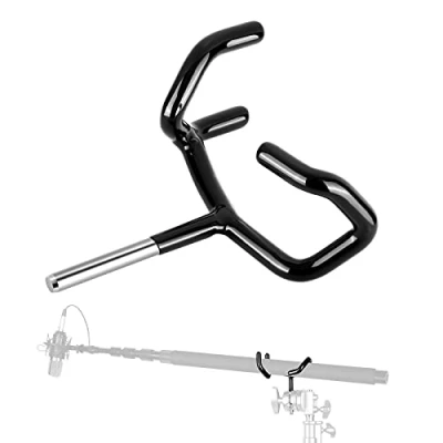 Immagine di NEEWER Supporto in Metallo per Asta di Microfono, Montaggio su Stand C &amp; Nero
