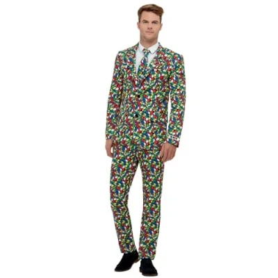 Immagine di SMIFFYS Completo Rubik&#039;s Cube, Multicolore, con giacca, pantaloni e cravatta