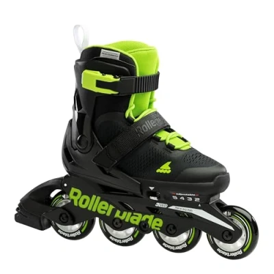Immagine di Rollerblade MICROBLADE Pattini in linea per bambini, nero/verde, diverse dimensioni