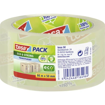 Immagine di tesa ECO &amp; STRONG 58153 00000 00 Nastro da imballo tesapack® Trasparente (L x L) 66 m 50 mm 1 pz.