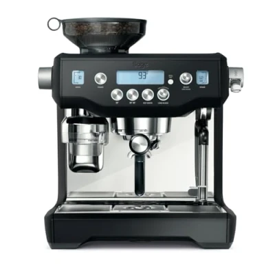 Immagine di Sage The Oracle Macchina da Caffè in Grani con Montalatte Manuale e Automatico Tartufo Nero