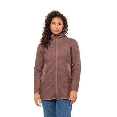 Immagine di Jack Wolfskin Traccia di Abete Coat W Giacca in Pile, Afterglow, M Donna