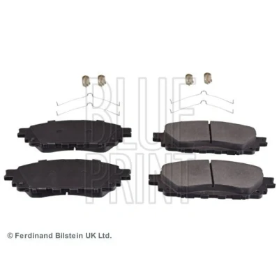 Immagine di BLUE PRINT ADT342228 Kit pastiglie freno Assale anteriore con segnalatore acustico usura lamierino anticigolío, materiale di fissaggio