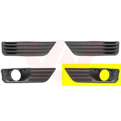 Immagine di VAN WEZEL 1863593 Griglia Paraurti con foro/fori per fendinebbia anteriore Sx FORD: Focus 2 Kombi,