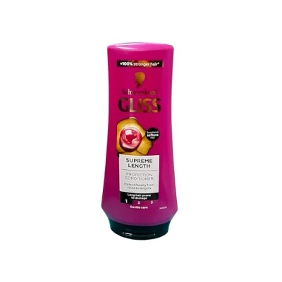 Immagine di Schwarzkopf Gliss Supreme lunghezza conditioner 200 ml per capelli lunghi