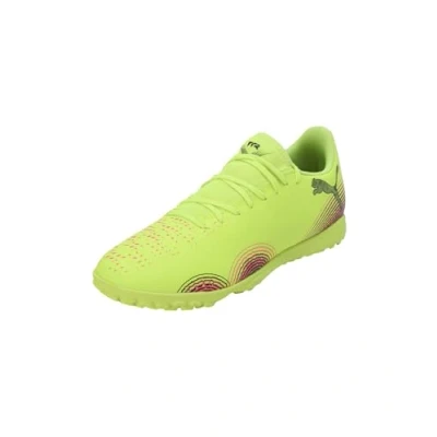 Immagine di Puma Future 8 PLAY Scarpe da calcetto con tacchetti, Uomo, Taglia: 43, Yellow alert/black/sun struck Tessuto / sintetico