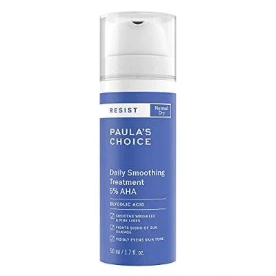 Immagine di Paula&#039;s Choice RESIST Anti Aging 5% AHA Esfoliante Peeling Viso Antietà con Acido Glicolico &amp; Salicilico Antimacchie e Antirughe Elimina Pelle Morta Pelli Normali o Secche 50 ml