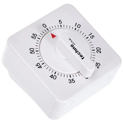 Immagine di TechnoLine KZW Analog Weiß Timer Contaminuti, Bianco, 6.9x4x6.9 cm