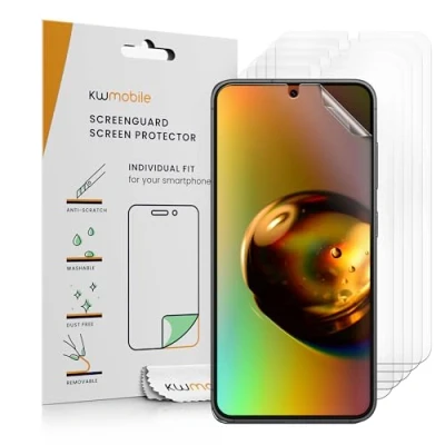 Immagine di kwmobile 6x Pellicola Salvaschermo Compatibile con Samsung Galaxy S24 Plus Film Protettivo Telefono Protezione Antigraffio Display Smartphone