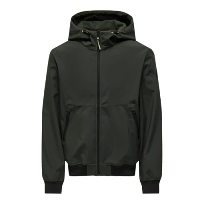 Immagine di ONLY &amp; SONS Onsbowie Bomber Softshell Otw Giacca, Torba, S Uomo