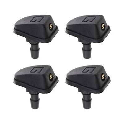 Immagine di Create idea 4x Ugello Universale Per Tergicristallo Spruzzatore A Spruzzo Rondella Regolabile In Plastica D&#039;acqua Adatto Molte Auto Diverse