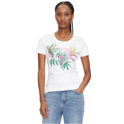 Immagine di Guess T shirt Donna W5gi07 J1314 Bianco, S
