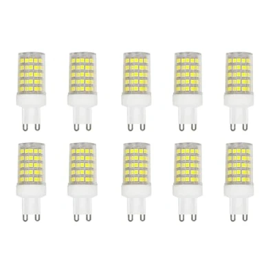 Immagine di WULUN Confezione da 10 Lampadine a LED G9 W equivalenti 150 alogene, 86 LED, 1000 lm, angolo di diffusione 360, ultra luminose, senza sfarfallio, non dimmerabile…