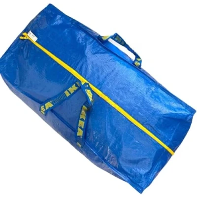 Immagine di Ikea Frakta Borsa per Carrello, Polipropilene, Blu, 73x35x30 cm