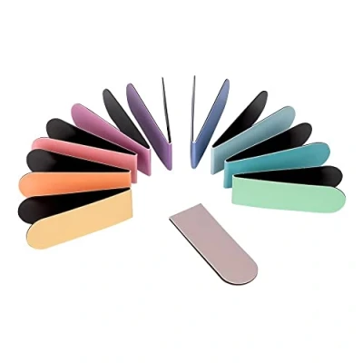 Immagine di Ideen mit Herz Clip per segnalibri, magnetiche, larghezza 2 cm, lunghezza 6 multicolore, 10 pezzi