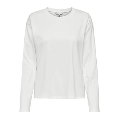 Immagine di ONLY Onllaura L/S Boxy Solid Top Jrs Maglietta a Maniche Lunghe, Ballerino di Nuvola, S Donna