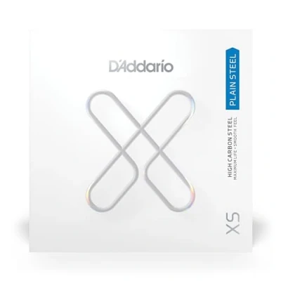 Immagine di Corde D&#039;Addario per chitarra XS Plain Steel Corda singola XSPL022 Durata massima con sensazioni di scorrevolezza e timbro eccezionale .022