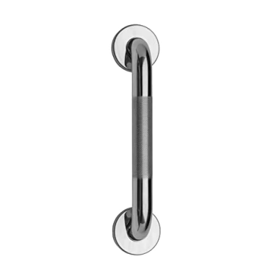 Immagine di Croydex Maniglia doccia con viti a scomparsa in acciaio inox, 30 cm, colore: Grigio cromato