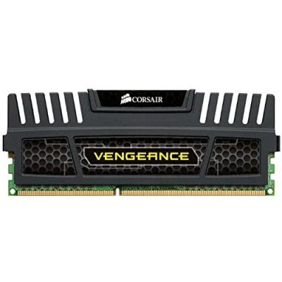 Immagine di Corsair CMZ4GX3M1A1600C9 Vengeance, Memoria RAM Interna, 4 GB, 1600 MHz, DDR3, DIMM, Nero