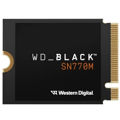 Immagine di WD_BLACK SN770M 2TB M.2 2230 NVMe SSD, per console portatili da gaming e laptop compatibili, con PCIe Gen 4.0, fino a 5150MB/s, Ideale Asus ROG Ally, Steam Deck, Microsoft Surface