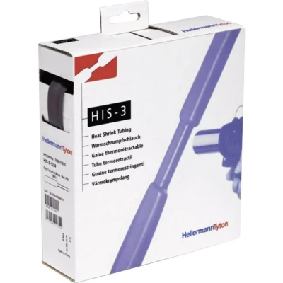 Immagine di HellermannTyton 308 30603 Termoretraibile senza colla Trasparente 6 mm 2 Restringimento:3:1 5 m