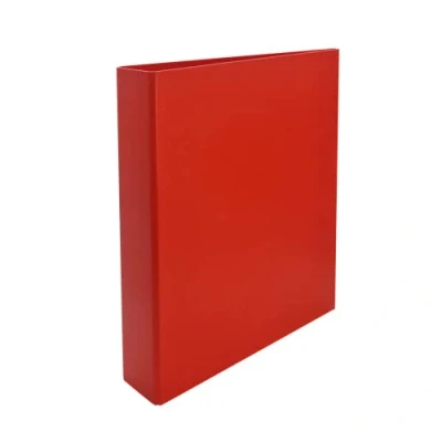 Immagine di Raylu Paper® raccoglitore 4 anelli a D da 40 mm, A4 con per riporre documenti, formato 33,5 cm di altezza x 26 larghezza e dorso 6 spessore (rosso)
