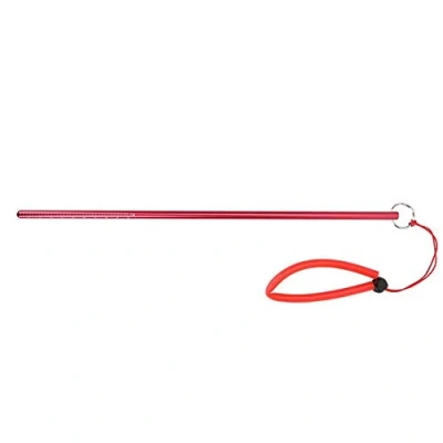 Immagine di SolUptanisu Scuba Diving puntatore, Portatile in Lega di Alluminio Lobster Tickle Stick puntatore Underwater Pointer Diver con Cinturino(Rosso)