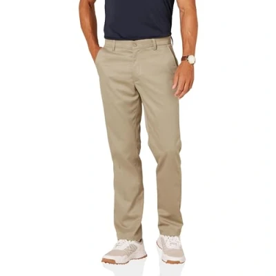Immagine di Amazon Essentials Pantaloni Elasticizzati con Taglio Dritto Uomo, Marrone Kaki, 29W / 29L