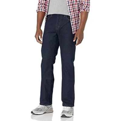 Immagine di Amazon Essentials Jeans Slim t con Taglio Bootcut Uomo, Slavato, 32W / 29L
