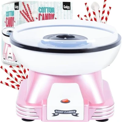 Immagine di Gadgy Macchina Zucchero Filato Per Retro Candy Floss Elettrodomestici Cucina Feste di Compleanno Bambini e Ragazzi