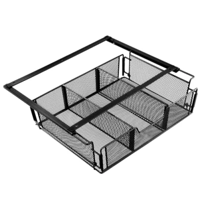 Immagine di QWORK® Cassetto sotto scrivania, organizer per cassetti scrivania e toeletta, cassettiera nascosta, robusta durevole