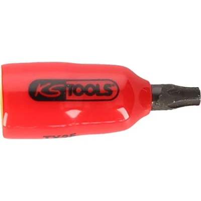 Immagine di KS Tools, Chiave a bussola + esagonale, Presa bit da 1/4&quot; con isolamento protettivo