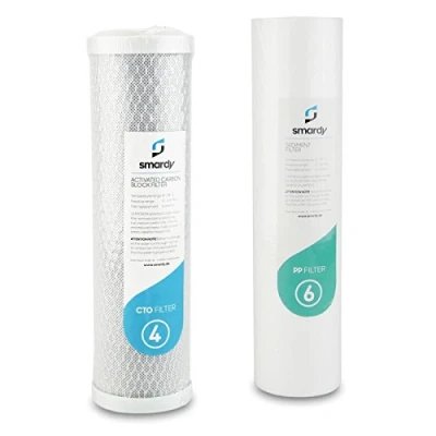 Immagine di smardy 2x filtri per l&#039;acqua sostituzione filtro set Nr. 4 6 Sistema Filtrazione Acqua BASIC 202
