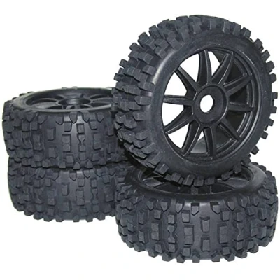 Immagine di Ruote complete 1:8 Buggy Reely Big core 10 raggi Nero 4 pz.
