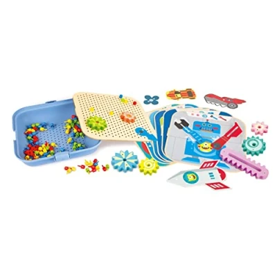 Immagine di Hape Robot Set Ingranaggi e Costruzione, Multicolore, Medium, E1065