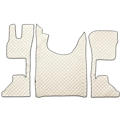 Immagine di F CORE Tappetini copricofani camion compatibile per DAF XG XG+ 10.21 Passeggeri sospensione CHAMPAGNE
