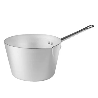 Immagine di Pentole Agnelli Family Cooking Alluminio Casseruola Conica con Manico, Argento, 24 cm