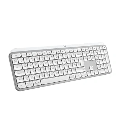 Immagine di Logitech MX Keys S Grigio chiaro, Layout Scandinavo QWERTY