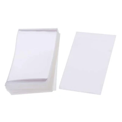 Immagine di Confezione da 100 custodie protettive trasparenti per carte, 60 x 90 mm