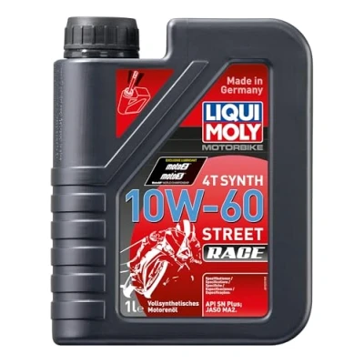 Immagine di Liqui Moly 1525 Olio Motore Racing Synth 4T, 10 W 60, 1 litro